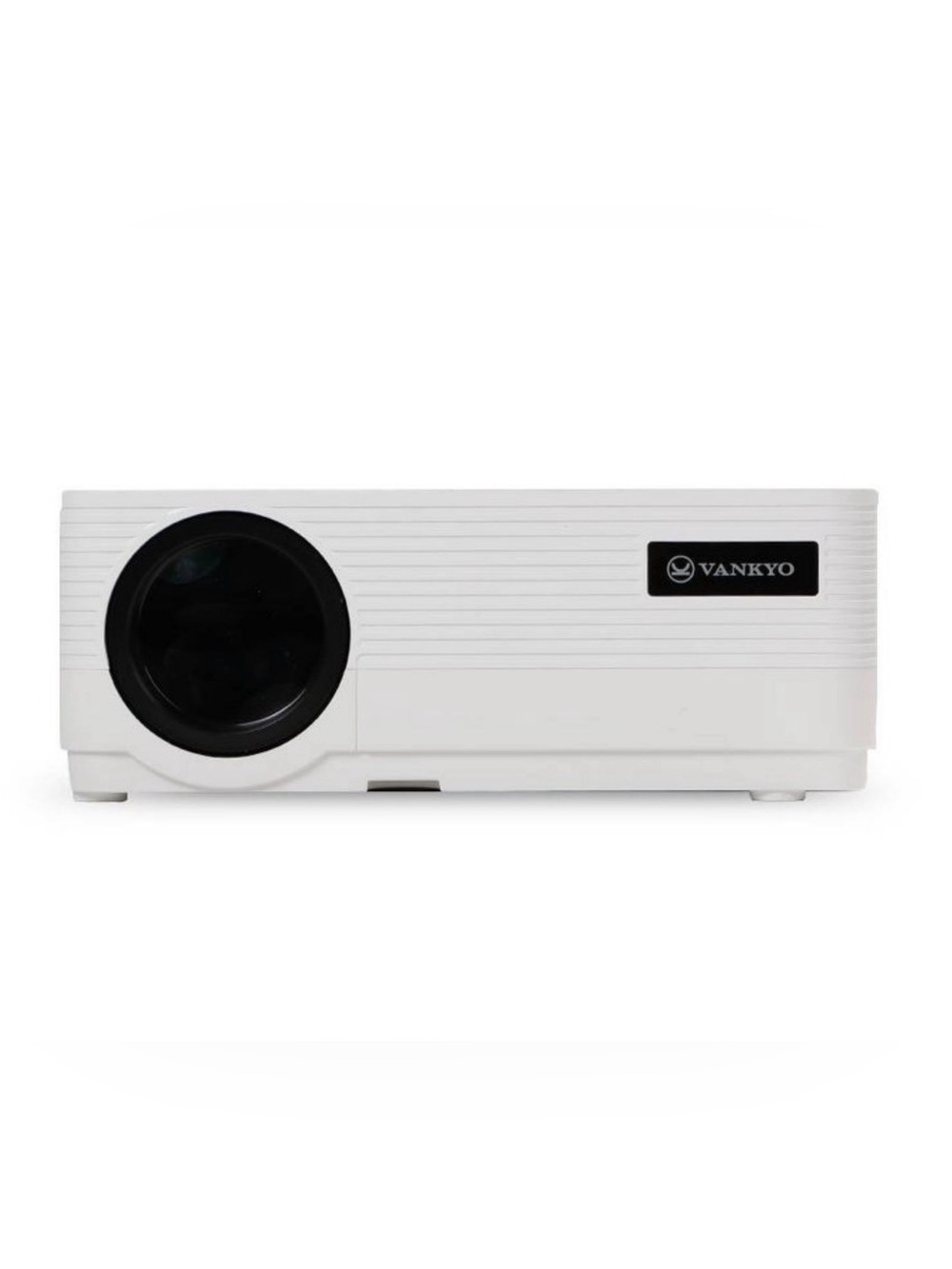 White Portable Video Projector - Compact Home Theater